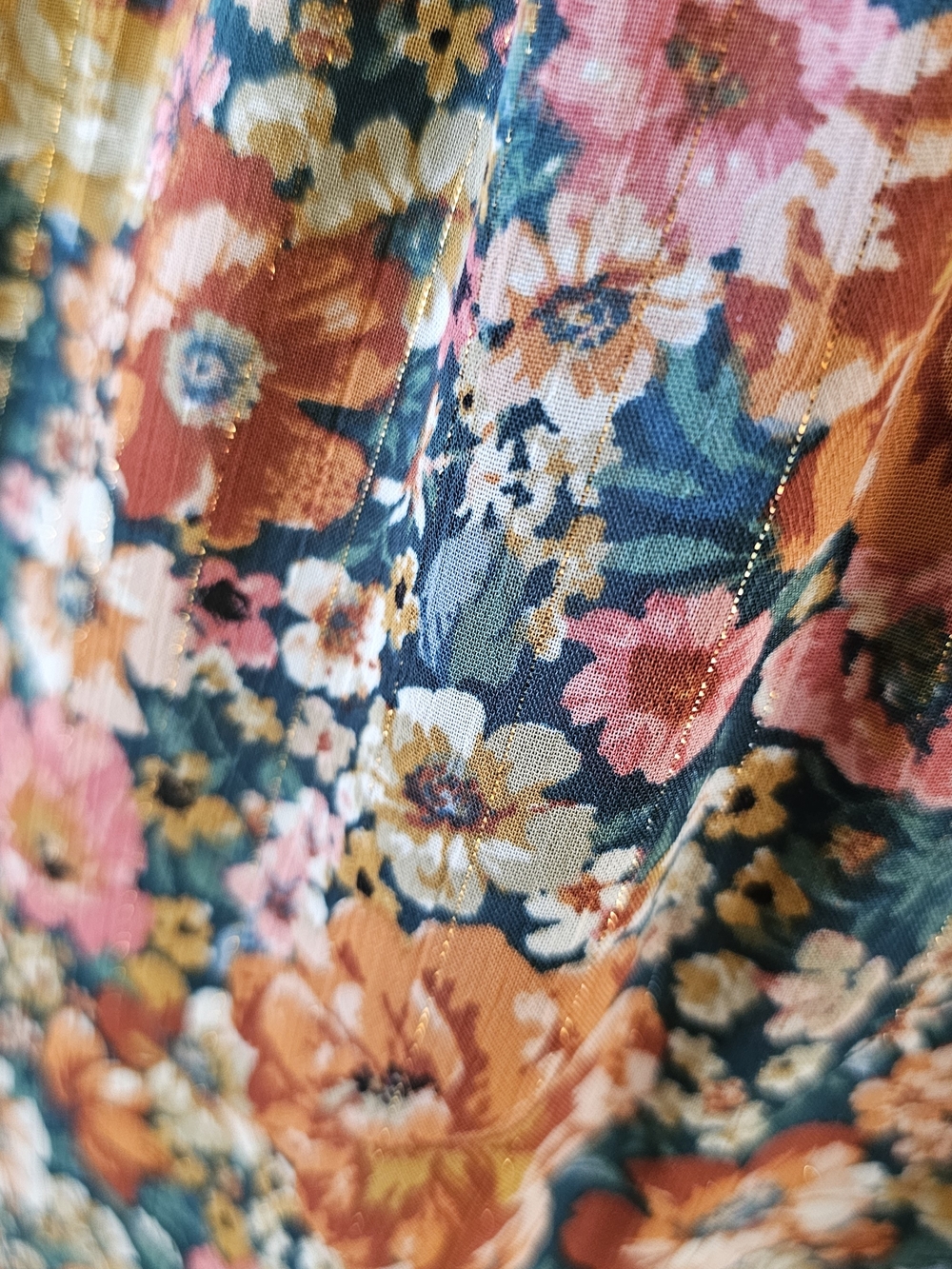 Sadie & Sage Vintage Academic Floral Halter Midi Dress Small - Picture 7 of 12